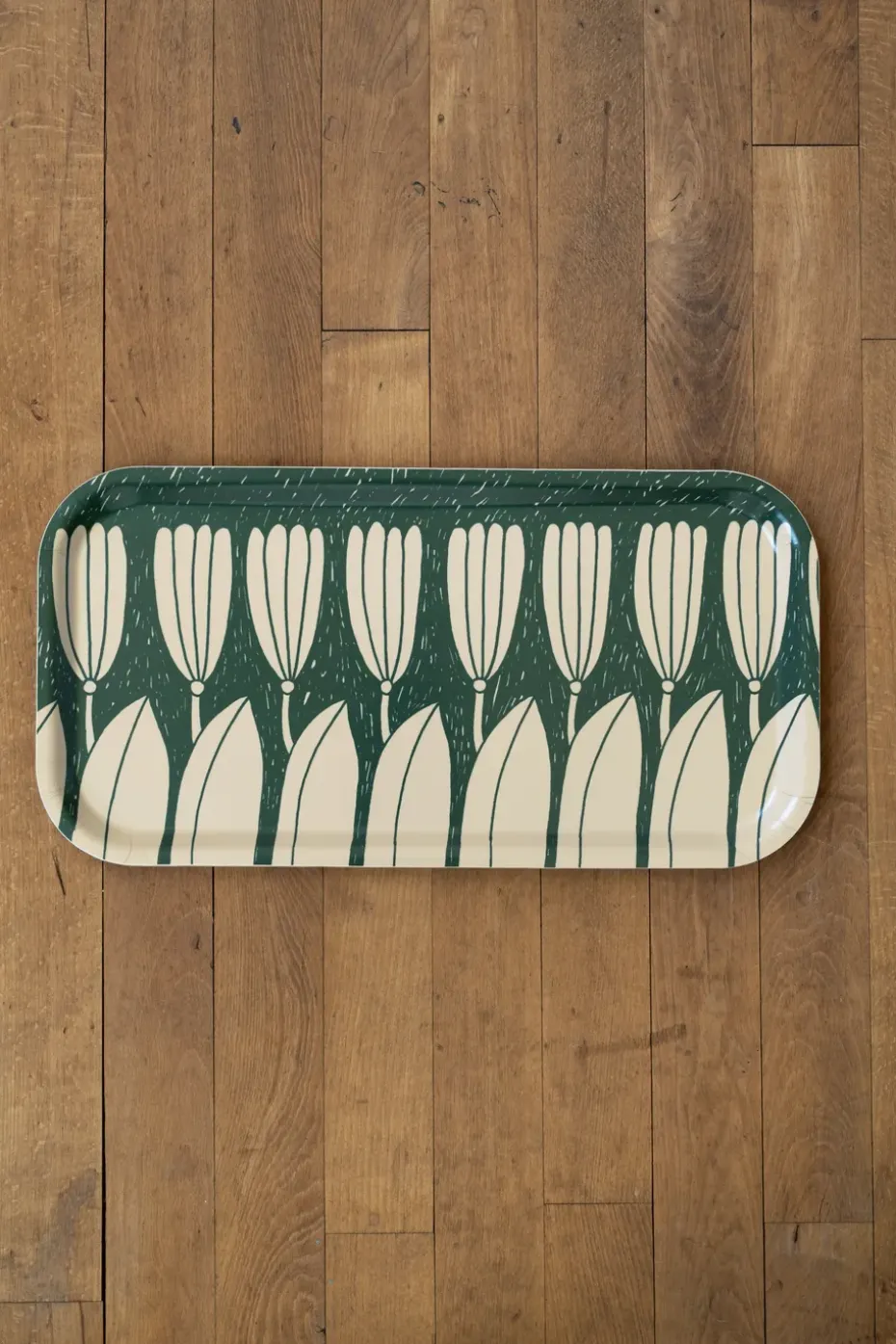 Krokus dienblad 22x43 cm, Groen