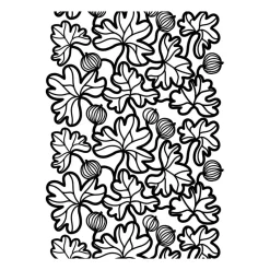 Krusbär tafelzeil, Zwart-wit