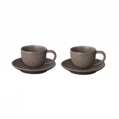 Kumi espressokopje met schotel 6 cl 2-pack, Espresso