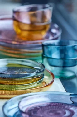 Kusintha bord Ø25 cm, Blauw