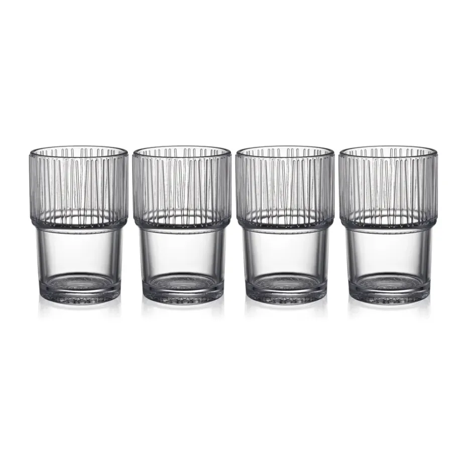 Kusintha caféglas 38 cl 4-pack, Clear