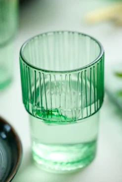 Kusintha caféglas 38 cl 4-pack, Green