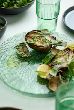 Kusintha serveerschaal rond Ø30 cm, Green