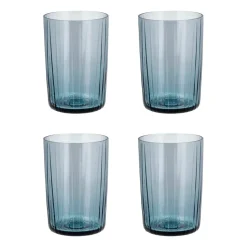 Kusintha waterglas 28 cl 4-pack, Blauw