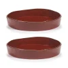 La Mère diep bord M Ø23 cm 2-pack, Venetian red