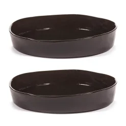 La Mère diep bord M Ø23 cm 2-pack, Dark brown