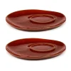 La Mère schotel voor espresso kop Ø11 cm 2-pack, Venetian red
