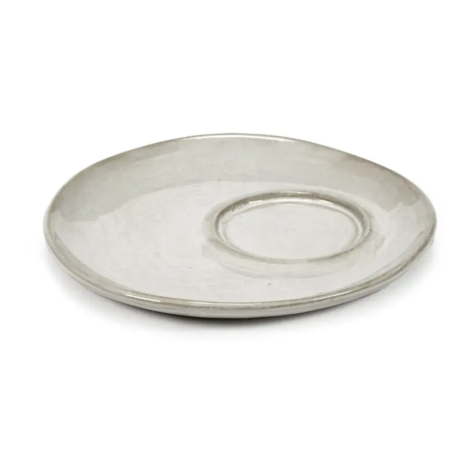 La Mère schotel voor espresso kop Ø11 cm 2-pack, Off white