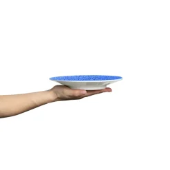 Lace bord, 20 cm, Lichtblauw