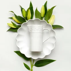 Lace pot, 1,2 L, Wit