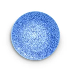 Lace schaal, 34 cm, Lichtblauw