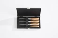 Laguiole By Hâws grillvork 6-pack, Olijf