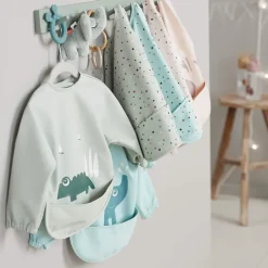 Lalee slabbetje met mouw, Zand