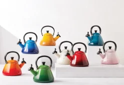 Le Creuset fluitketel Kone, Bleu Riviera