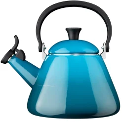 Le Creuset fluitketel Kone, Deep Teal