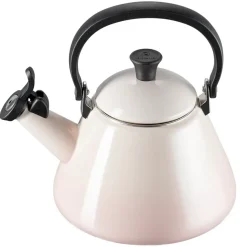 Le Creuset fluitketel Kone, Shell pink