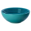 Le Creuset Signature diep bord 16 cm, Caraïbisch blauw