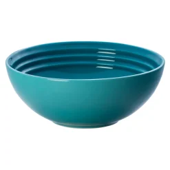 Le Creuset Signature diep bord 16 cm, Caraïbisch blauw