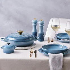 Le Creuset Signature pastabord 22 cm, Chambray