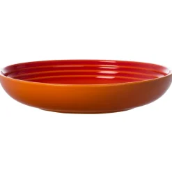 Le Creuset Signature pastabord 22 cm, Oranjerood
