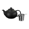 Le Creuset theepot, Matte Black, met zeef, 1,3 L