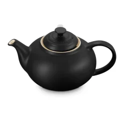 Le Creuset theepot, Matte Black, met zeef, 1,3 L
