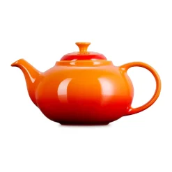 Le Creuset theepot, Volcanic, met zeef, 1,3 L