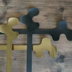 Leaf saladebestek, Brushed Black