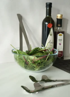 Leaf saladebestek, Polished Steel
