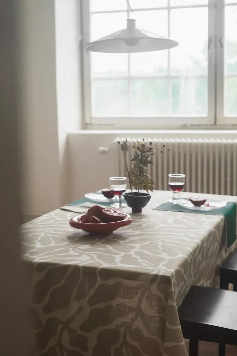 Leaves borsduk 149x250 cm, Sand