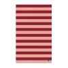 Leya stripe tafelkleed 150x250 cm, Rood-roze