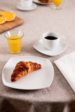 Lido koffieservies vierkant 18-delig, Wit