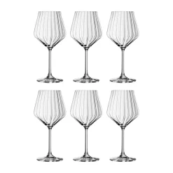 LifeStyle Burgundy rodewijnglas 64 cl 4-pack, Helder