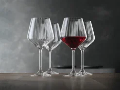 LifeStyle Burgundy rodewijnglas 64 cl 4-pack, Helder