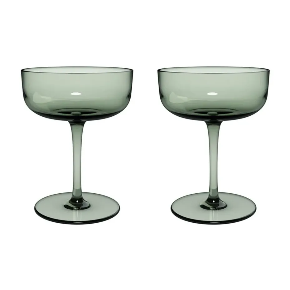 Like champagneglas coupe 10 cl 2-pack, Sage