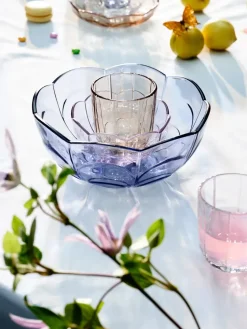 Lily kom Ø23 cm, Blue iris