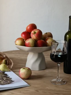 Limfjord centerpiece schaal Ø28 cm, Beige