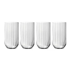 Linear long drink glas 44,5 cl 4-pack, Helder