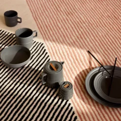 Lines suikerpot, donkergrijs