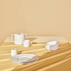 Lines suikerpot, wit