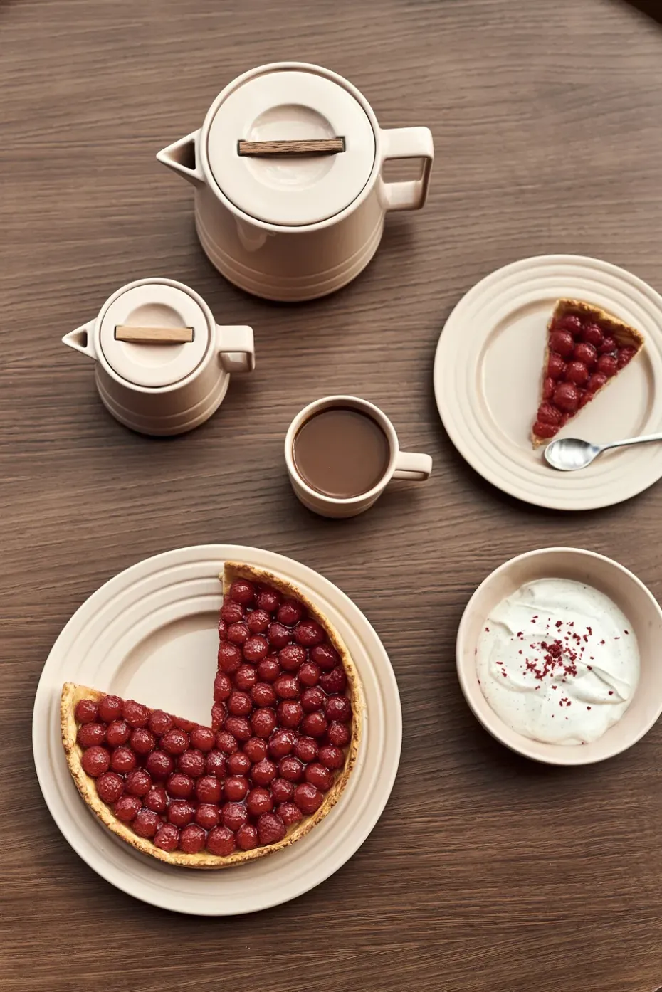 Lines theepot 1,5 liter, beige