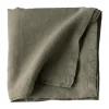 Linnen tafelkleed 175x175 cm, Olive