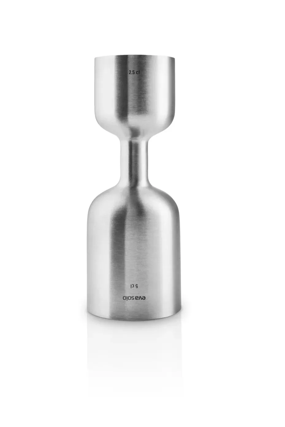Liquid lounge maatbeker 5 cl, Brushed steel