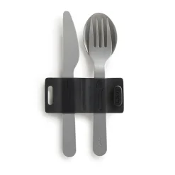 Lékué Basics To Go bestekset 3-delig, Roestvrij staal