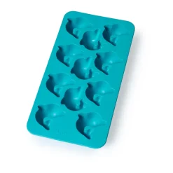 Lékué ijsblokjesvorm met deksel turquoise, Dolfijn