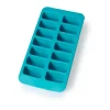 Lékué rechthoekige ijsblokjesvorm met deksel, Turkoois