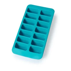 Lékué rechthoekige ijsblokjesvorm met deksel, Turkoois