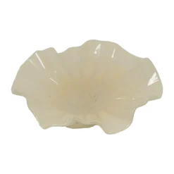 Loa schaal met voet 22 cm, Vanille