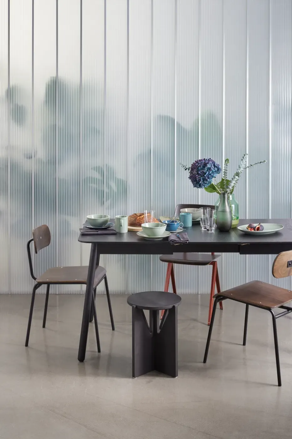 Loft bord moss green, Ø22 cm