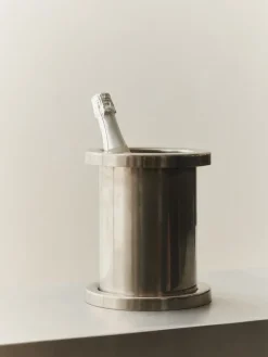 Louise Roe wijnkoeler 24 cm, Roestvrij staal